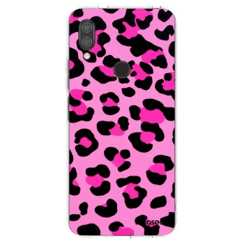 Picasee Xiaomi Redmi 7 Hülle - Transparentes Silikon - Pink Tiger