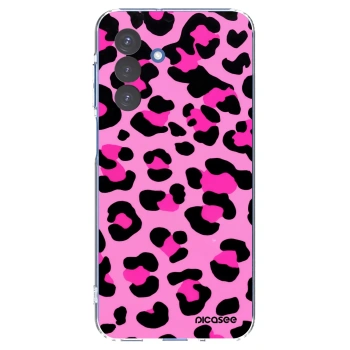 Picasee Samsung Galaxy A17 5G Hülle - Transparentes Silikon - Pink Tiger