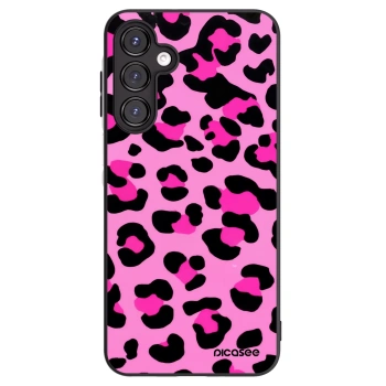 Picasee Samsung Galaxy A16 4G Hülle - Schwarzes Silikon - Pink Tiger