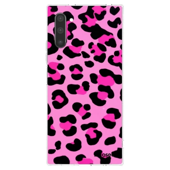 Picasee Samsung Galaxy Note 10 N970F Hülle - Transparentes Silikon - Pink Tiger