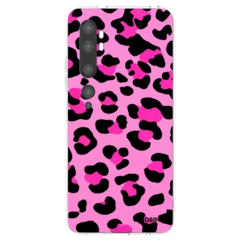 Picasee Xiaomi Mi Note 10 (Pro) Hülle - Transparentes Silikon - Pink Tiger