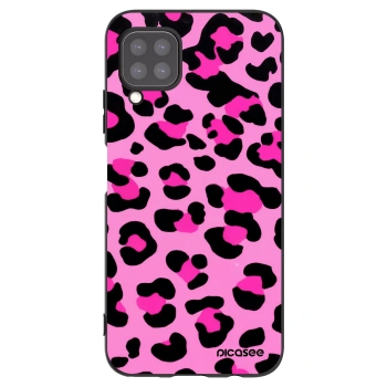 Picasee Huawei P40 Lite Hülle - Schwarzes Silikon - Pink Tiger