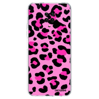 Picasee Xiaomi Redmi Note 9S Hülle - Transparentes Silikon - Pink Tiger