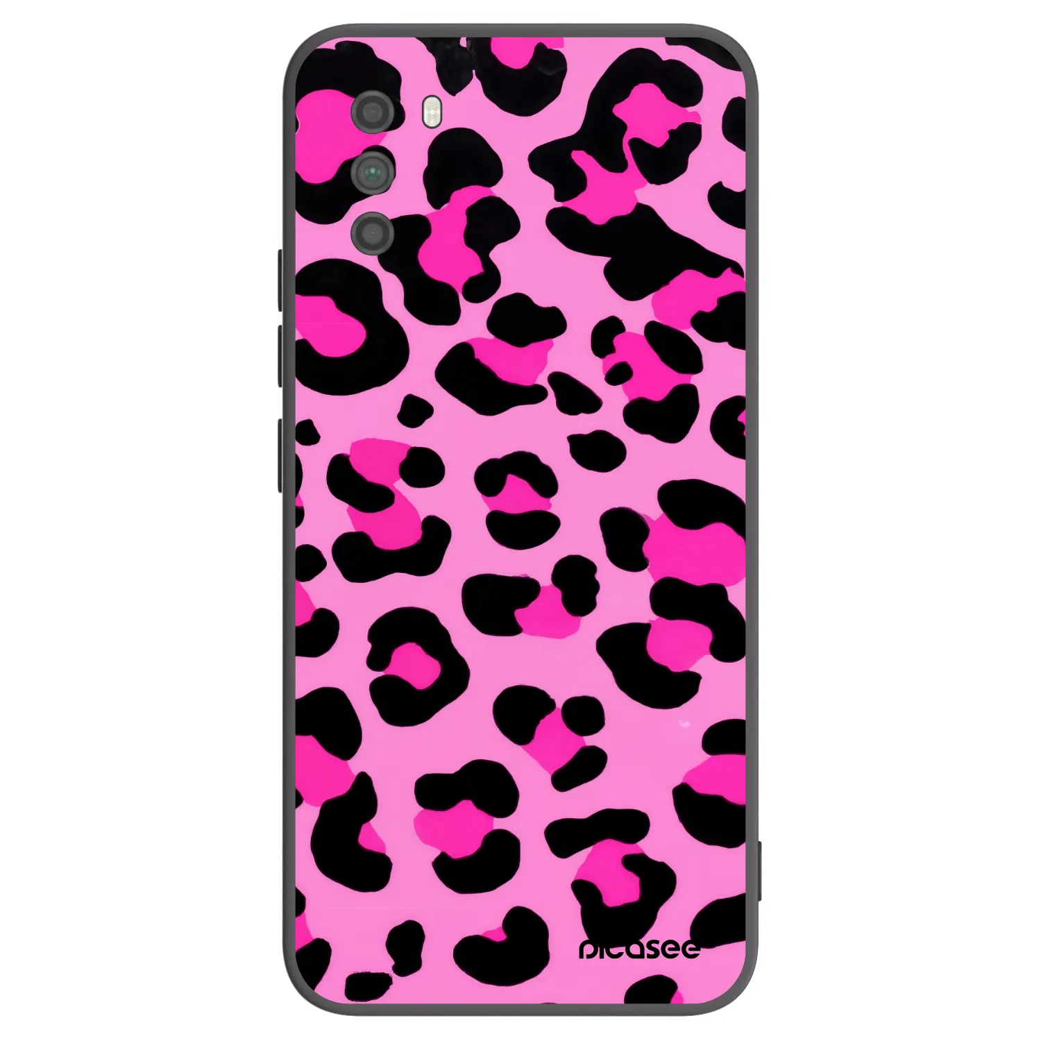 Picasee Xiaomi Poco M3 Hülle - Schwarzes Silikon - Pink Tiger