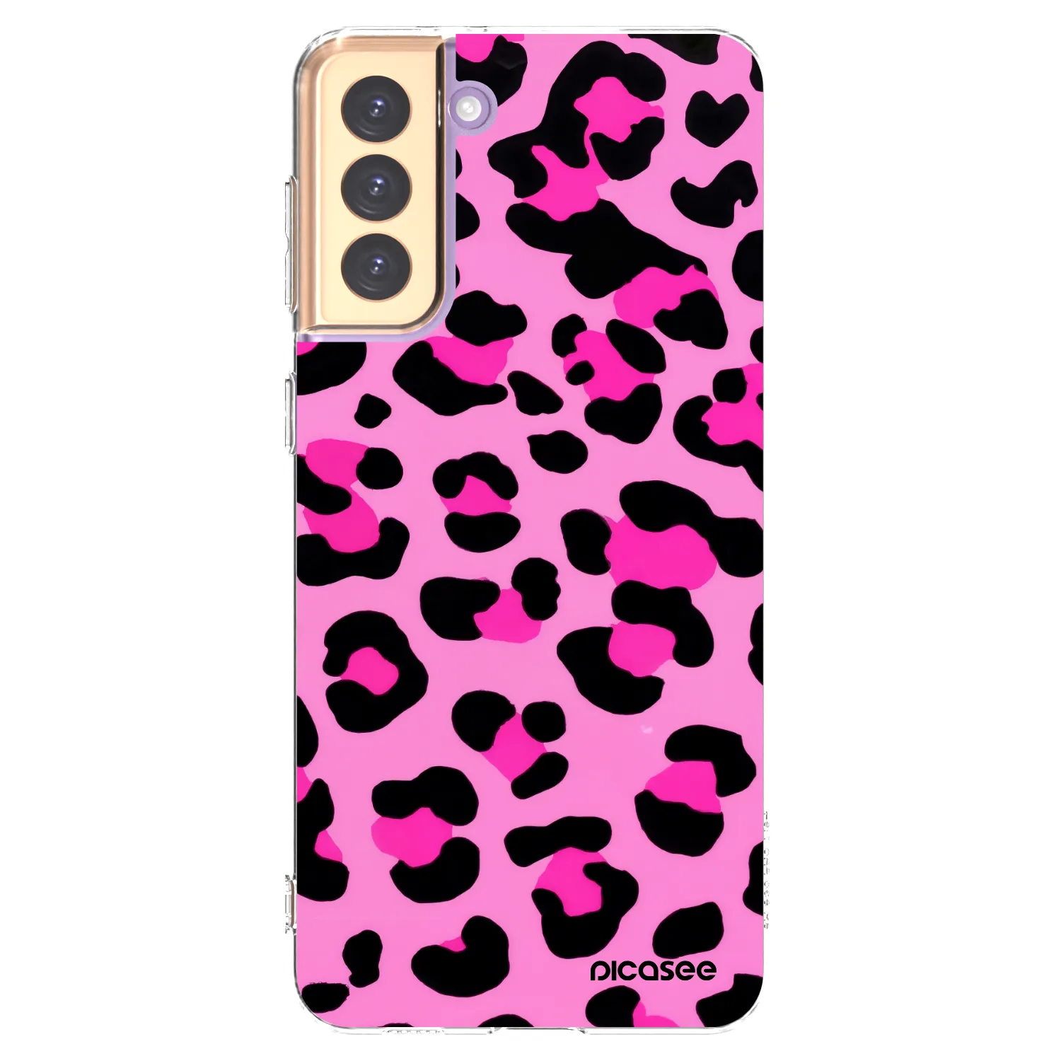 Picasee Samsung Galaxy S21+ 5G G996F Hülle - Transparentes Silikon - Pink Tiger