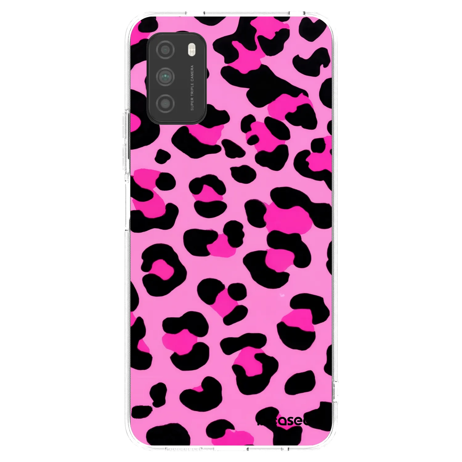 Picasee Xiaomi Poco M3 Hülle - Transparentes Silikon - Pink Tiger