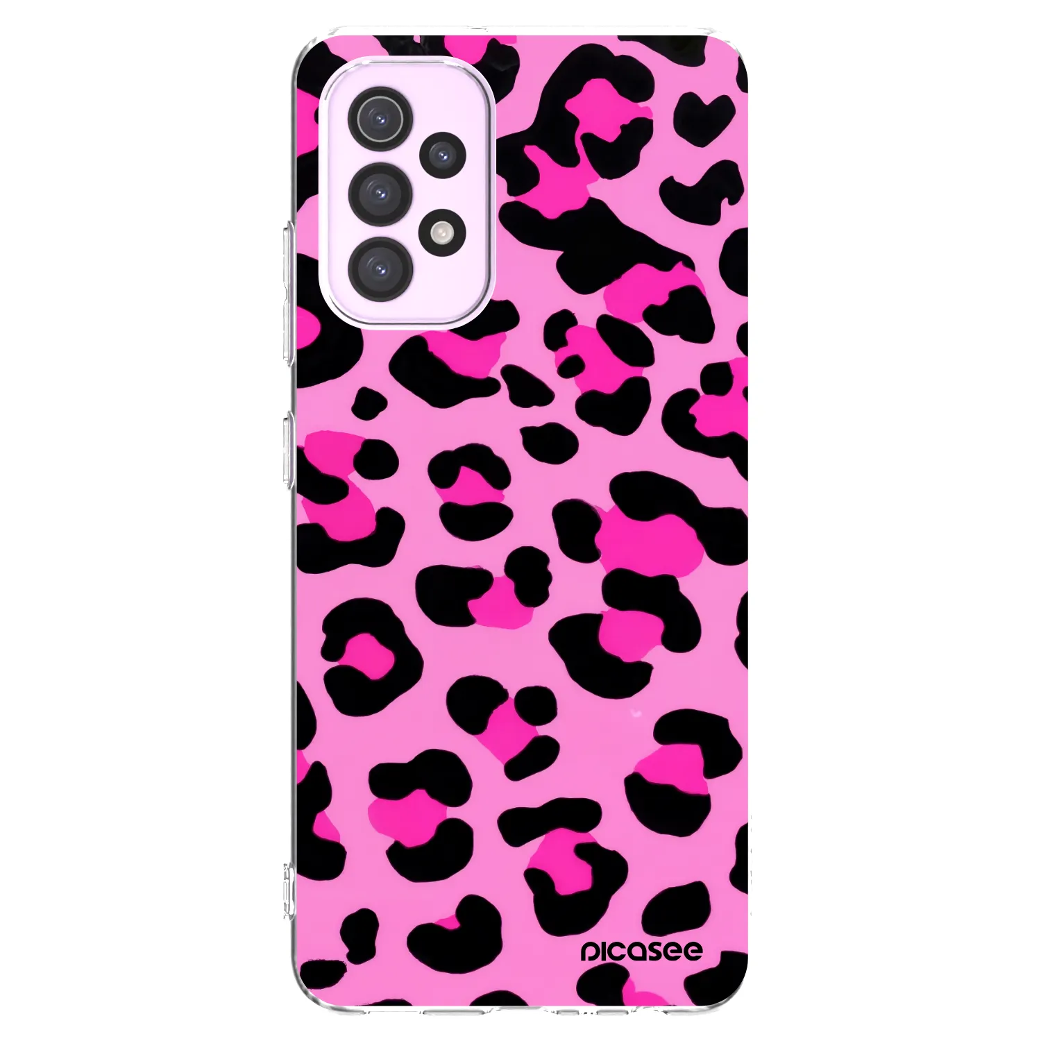 Picasee Samsung Galaxy A32 5G A326B Hülle - Transparentes Silikon - Pink Tiger