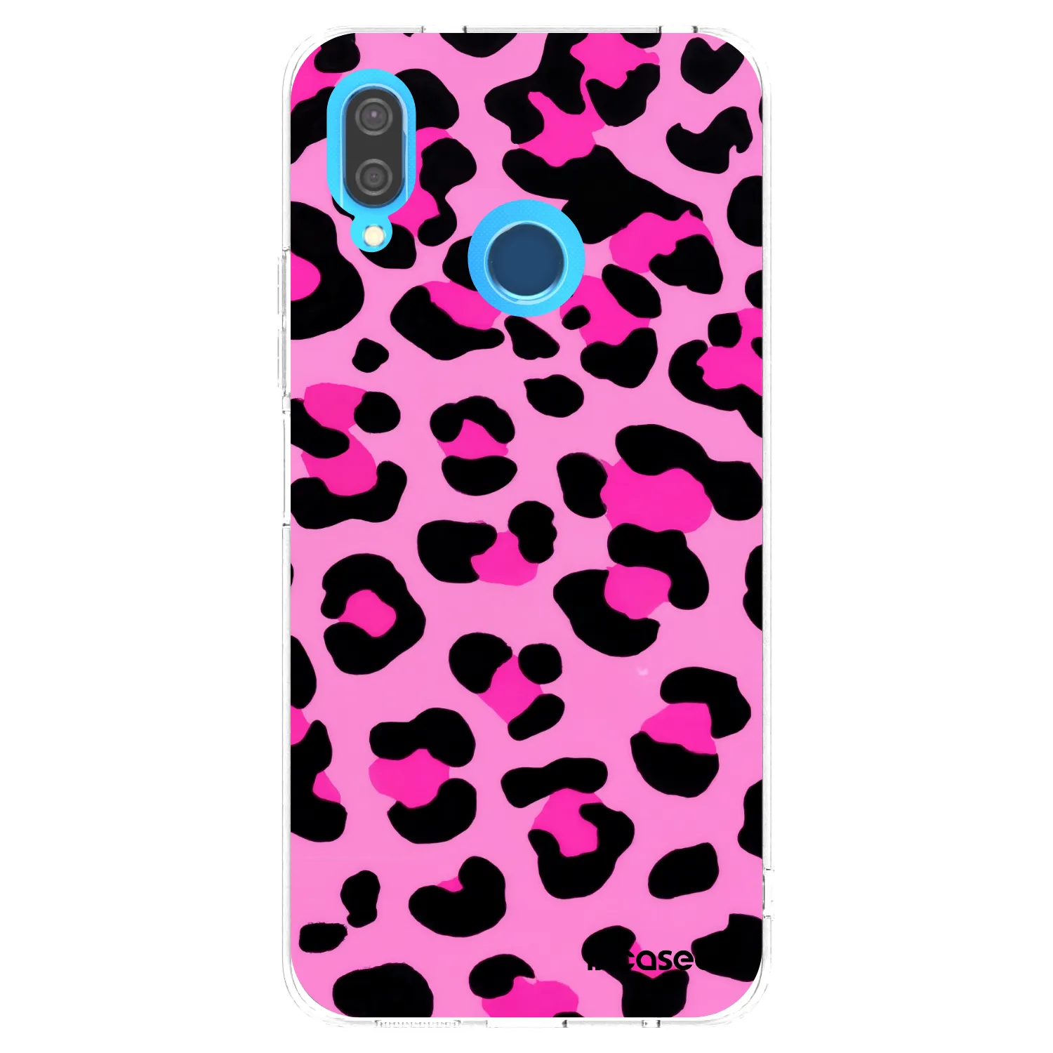 Picasee Huawei P20 Lite Hülle - Transparentes Silikon - Pink Tiger