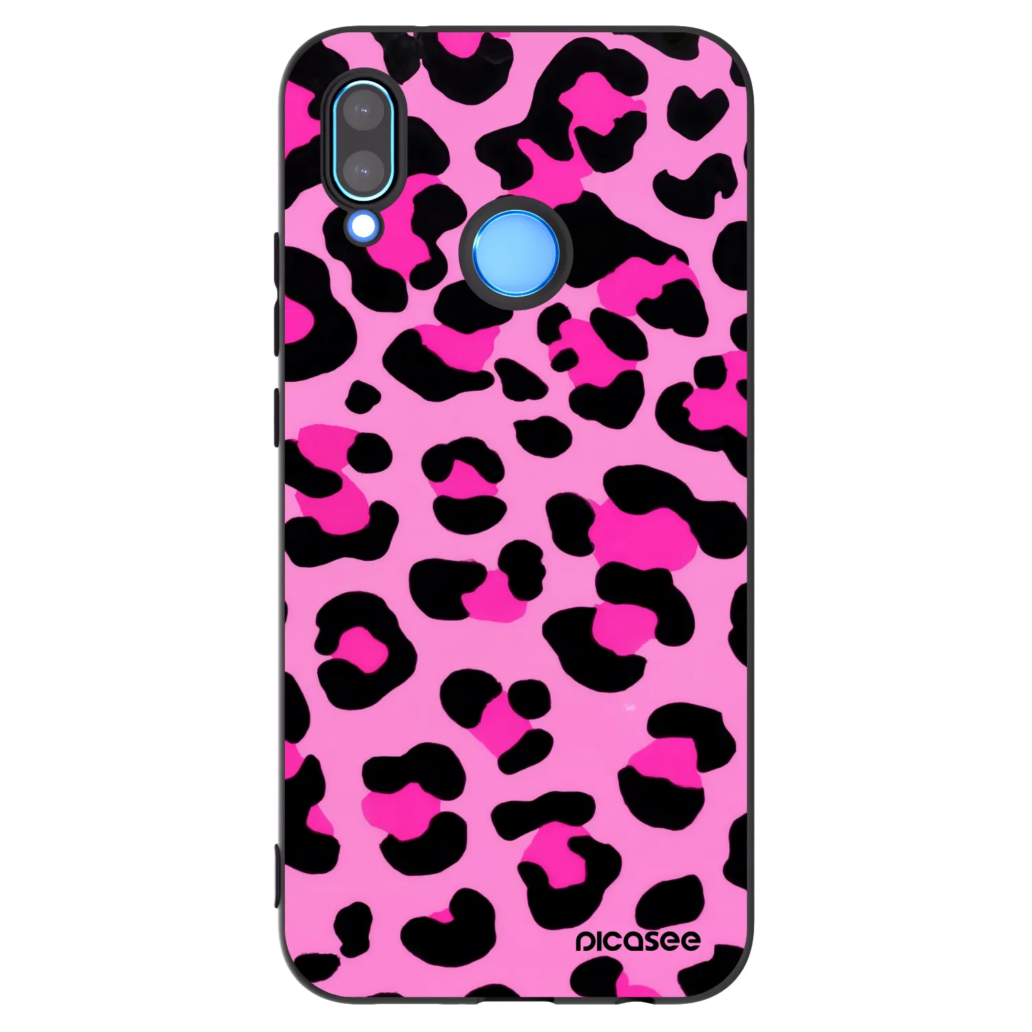 Picasee Huawei P20 Lite Hülle - Schwarzes Silikon - Pink Tiger