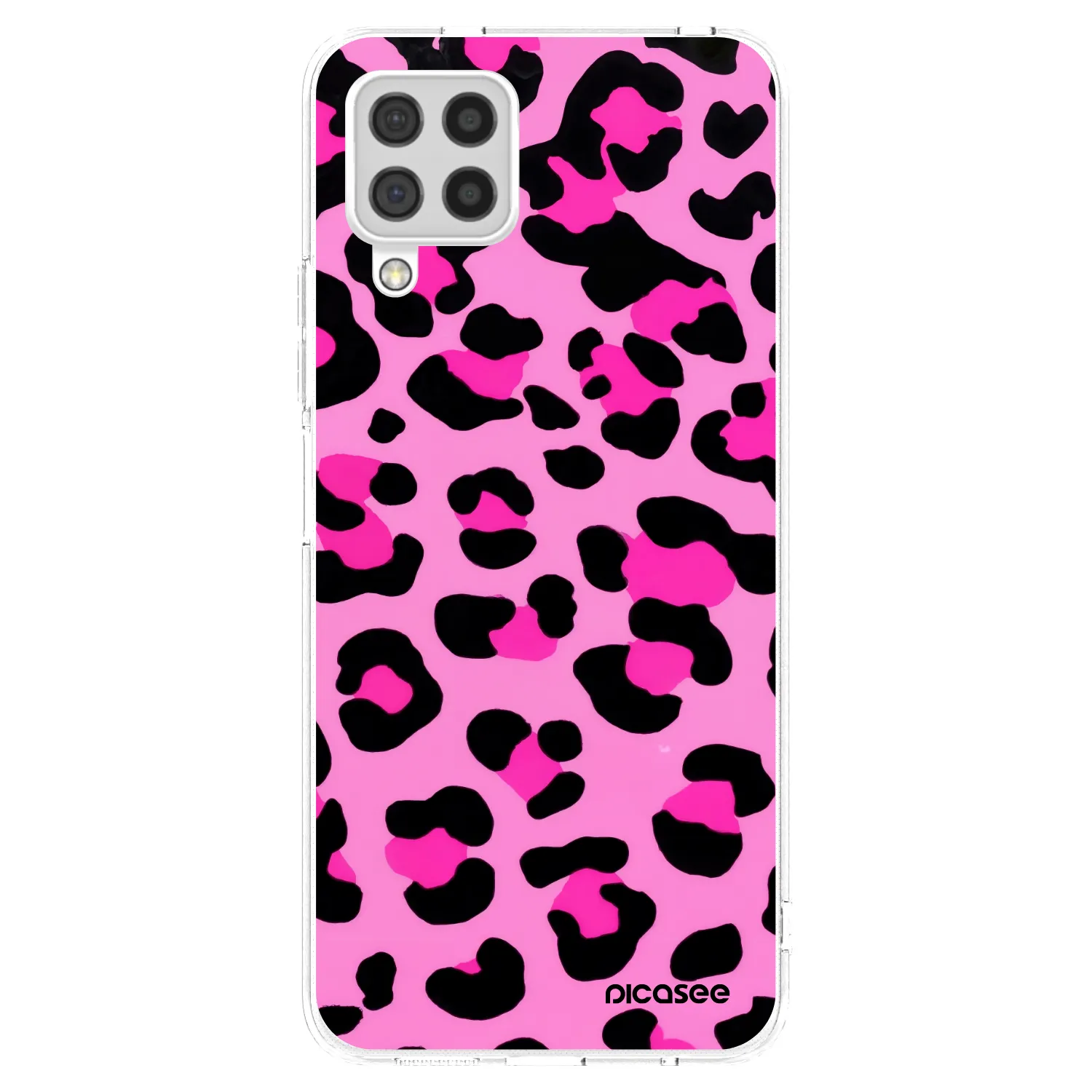 Picasee Samsung Galaxy A22 A225F 4G Hülle - Transparentes Silikon - Pink Tiger