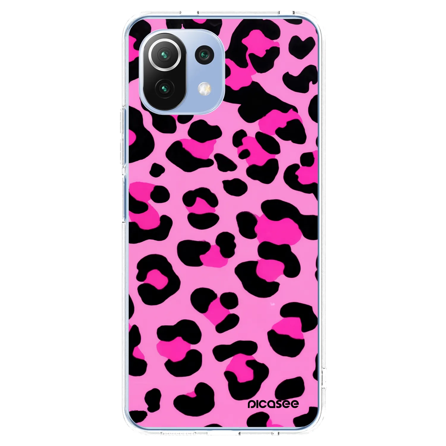 Picasee Xiaomi 11 Lite 5G NE Hülle - Transparentes Silikon - Pink Tiger