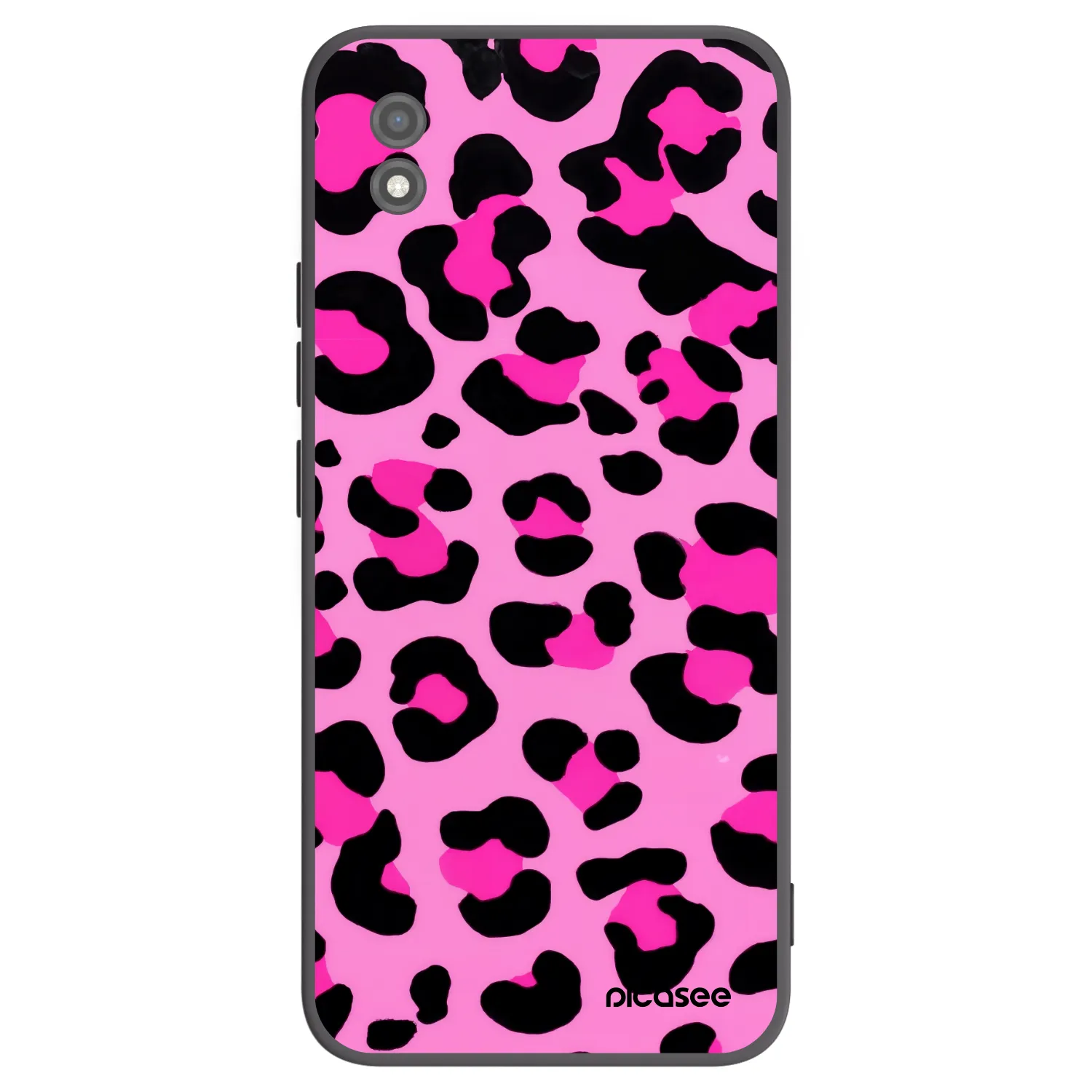 Picasee Realme C11 (2021) Hülle - Schwarzes Silikon - Pink Tiger