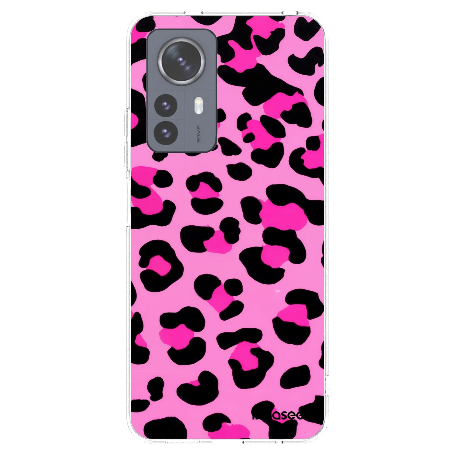 Picasee Xiaomi 12 Pro Hülle - Transparentes Silikon - Pink Tiger