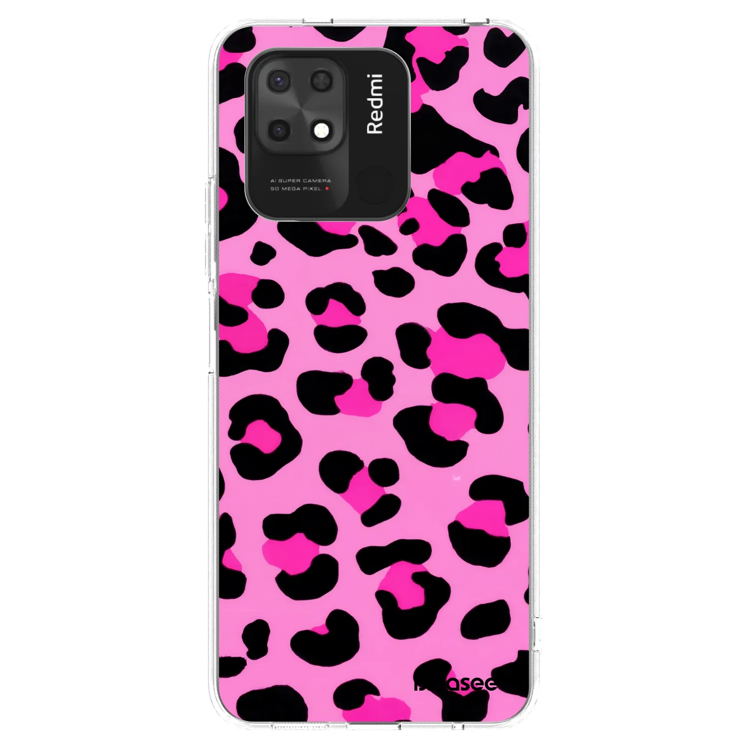 Picasee Xiaomi Redmi 10C Hülle - Transparentes Silikon - Pink Tiger