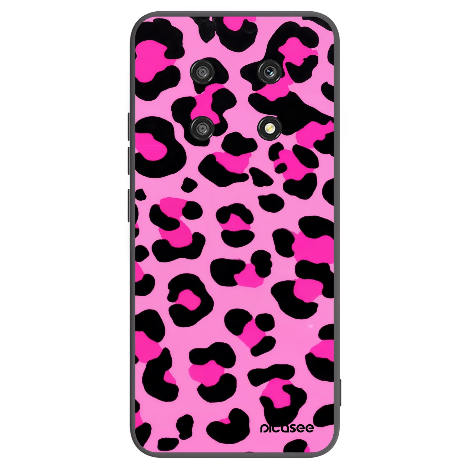 Picasee Honor Magic4 Lite 5G Hülle - Schwarzes Silikon - Pink Tiger