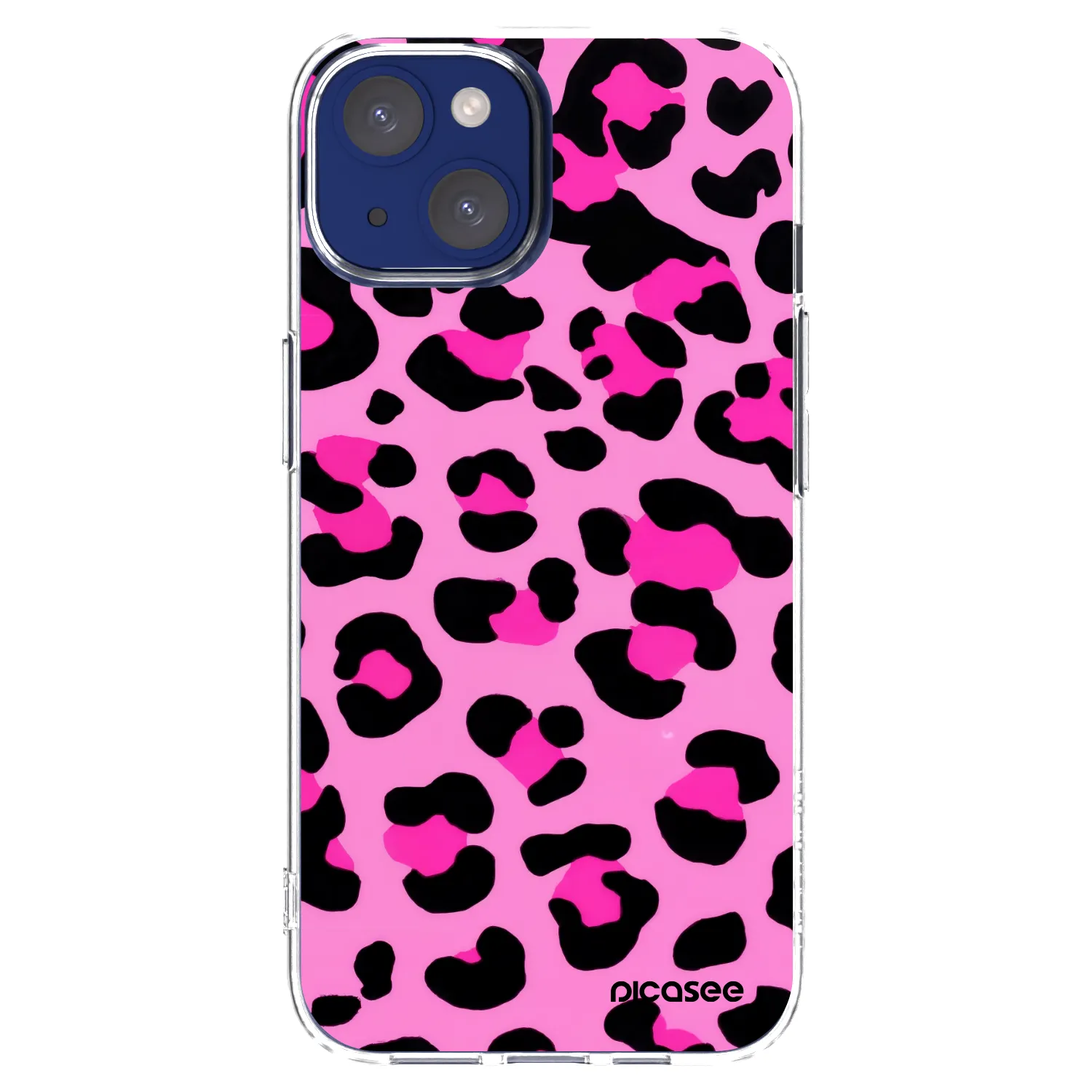 Picasee Apple iPhone 14 Hülle - Transparentes Silikon - Pink Tiger