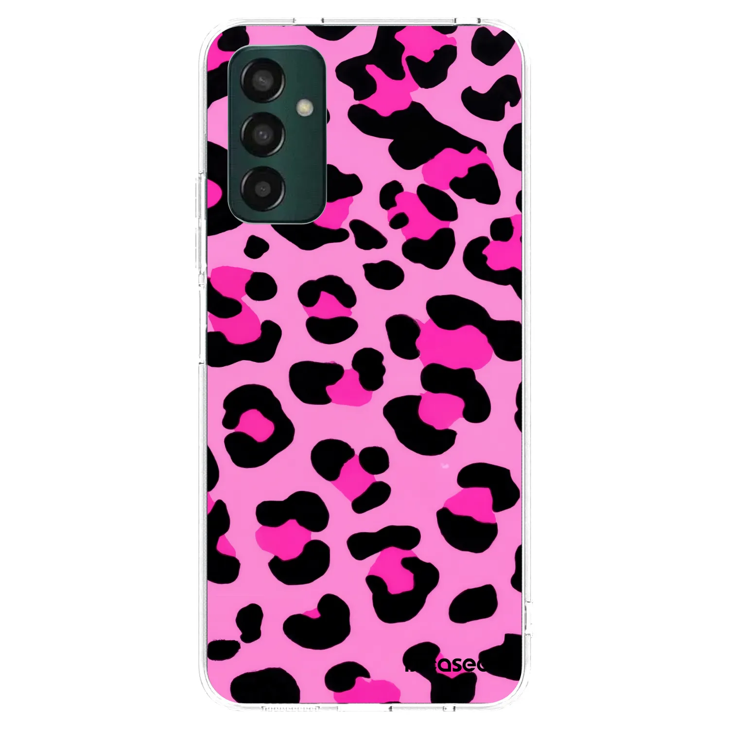 Picasee Samsung Galaxy M13 M135F Hülle - Transparentes Silikon - Pink Tiger