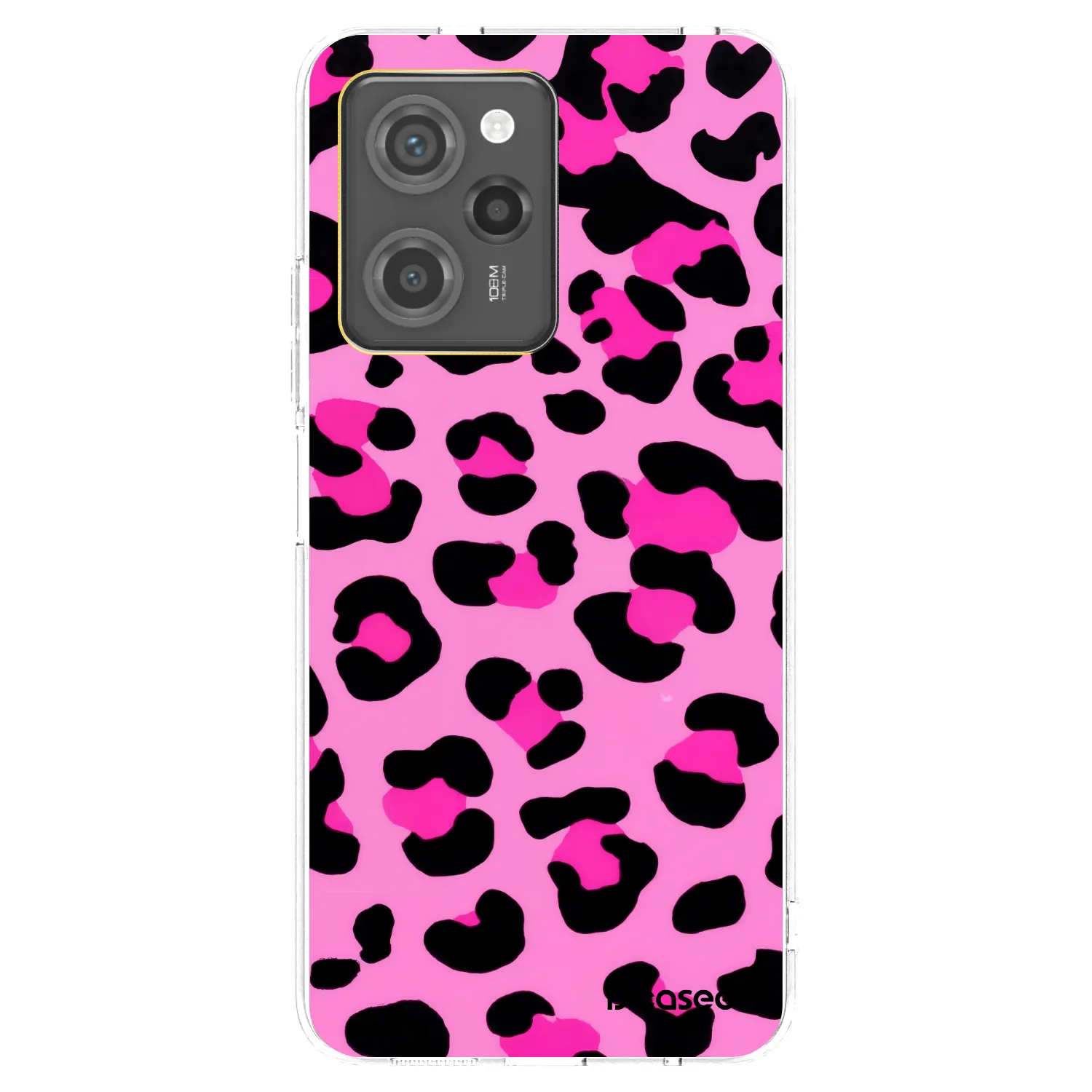 Picasee Xiaomi Poco X5 Pro Hülle - Transparentes Silikon - Pink Tiger