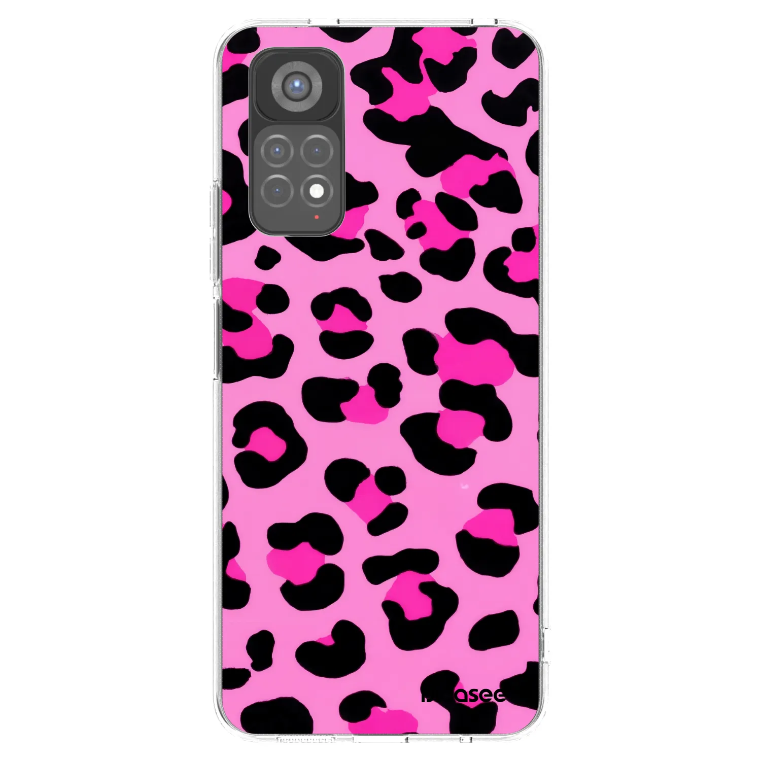 Picasee Xiaomi Redmi Note 11S 5G Hülle - Transparentes Silikon - Pink Tiger