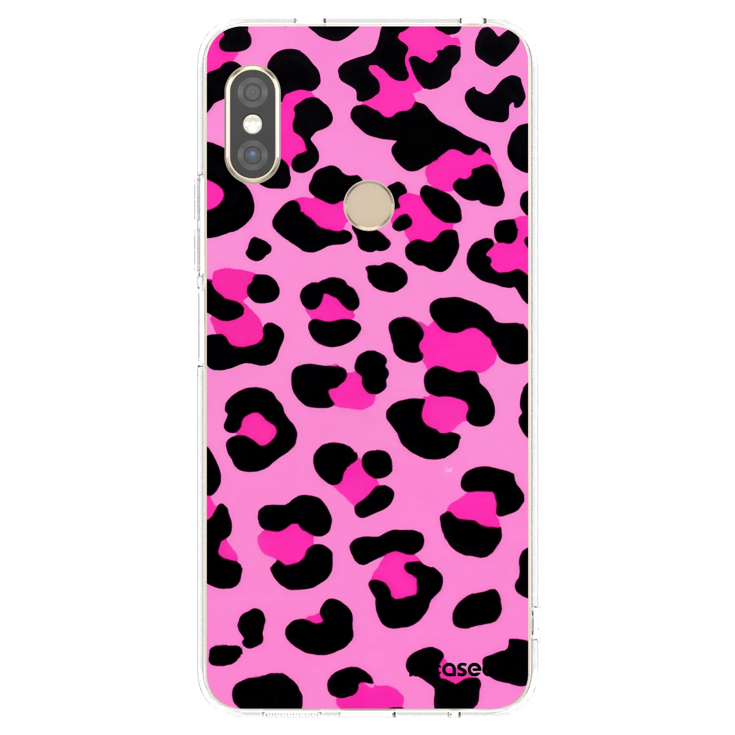 Picasee Xiaomi Redmi Note 5 Global Hülle - Transparentes Silikon - Pink Tiger