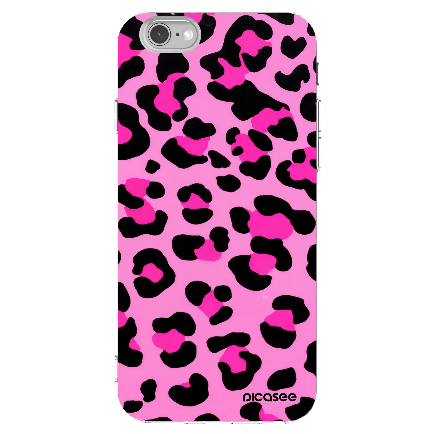 Picasee Apple iPhone 6/6S Hülle - Transparentes Silikon - Pink Tiger