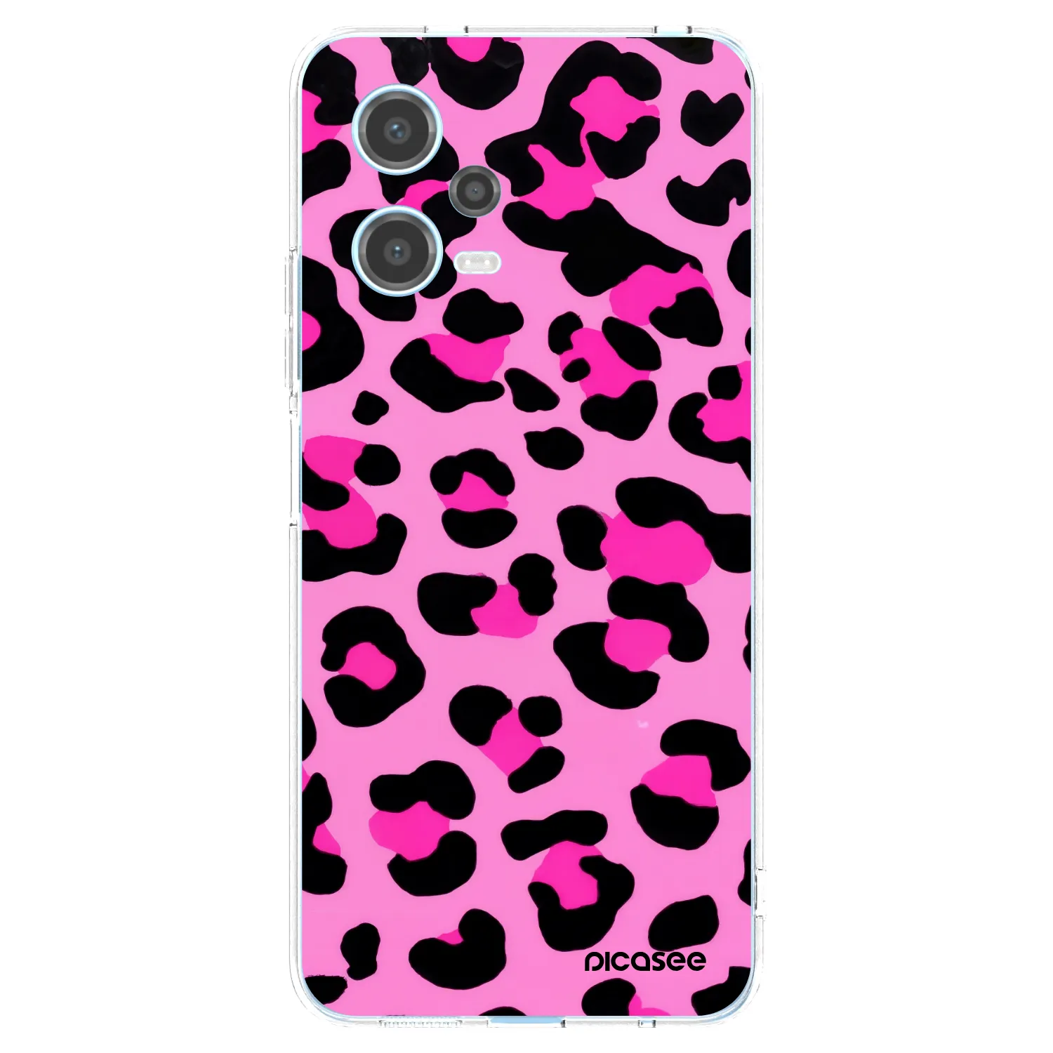Picasee Xiaomi Redmi Note 12 5G Hülle - Transparentes Silikon - Pink Tiger