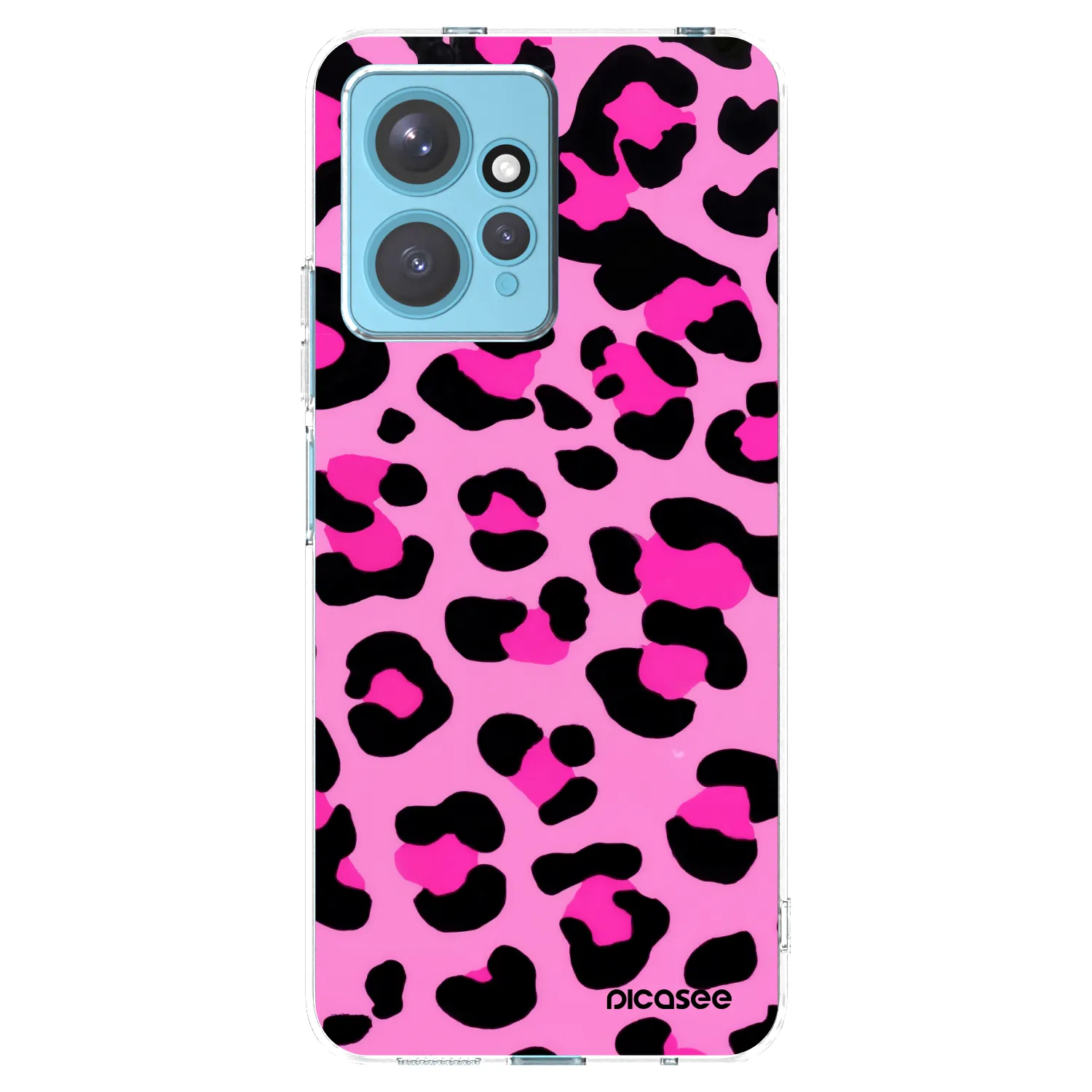 Picasee Xiaomi Redmi Note 12 4G Hülle - Transparentes Silikon - Pink Tiger