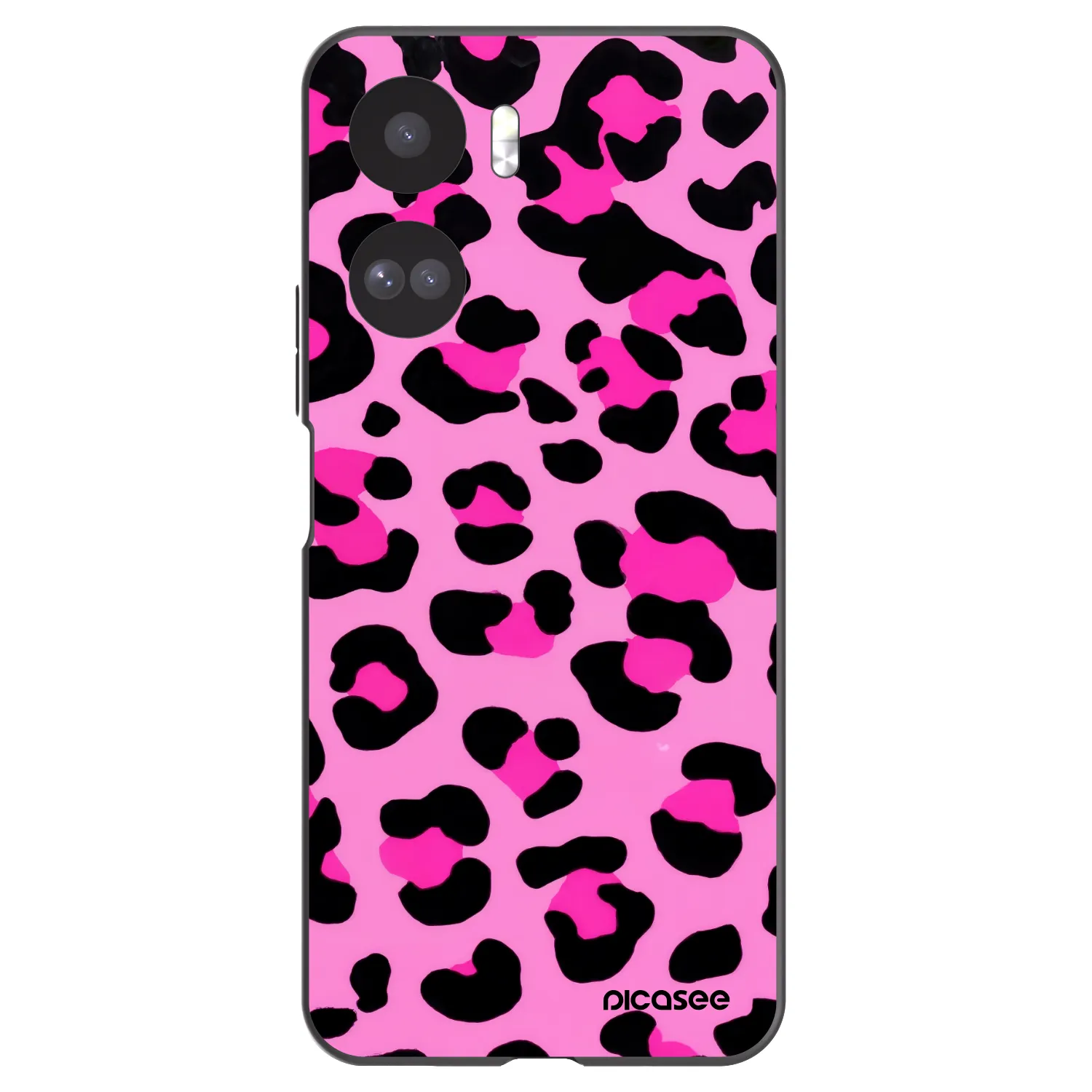 Picasee Honor 90 Lite 5G Hülle - Schwarzes Silikon - Pink Tiger