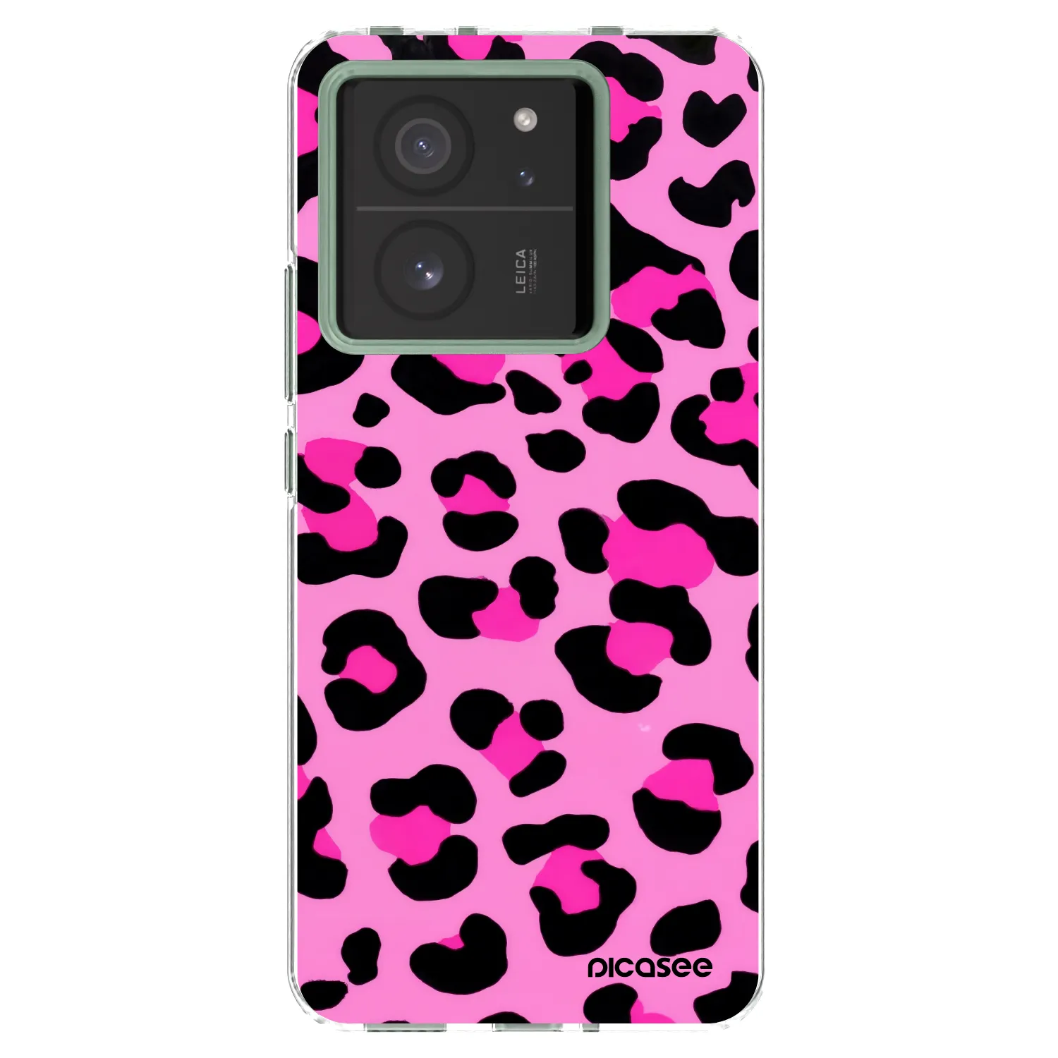 Picasee Xiaomi 13T Hülle - Transparentes Silikon - Pink Tiger