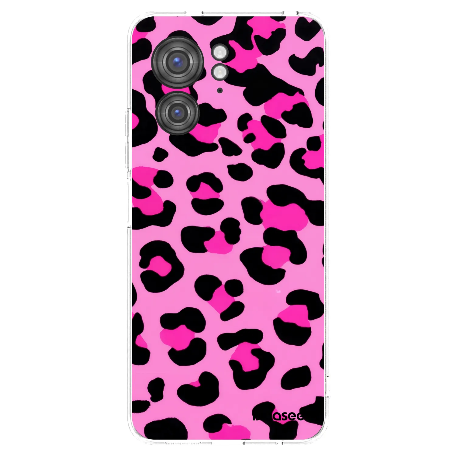 Picasee Motorola Edge 40 Hülle - Transparentes Silikon - Pink Tiger