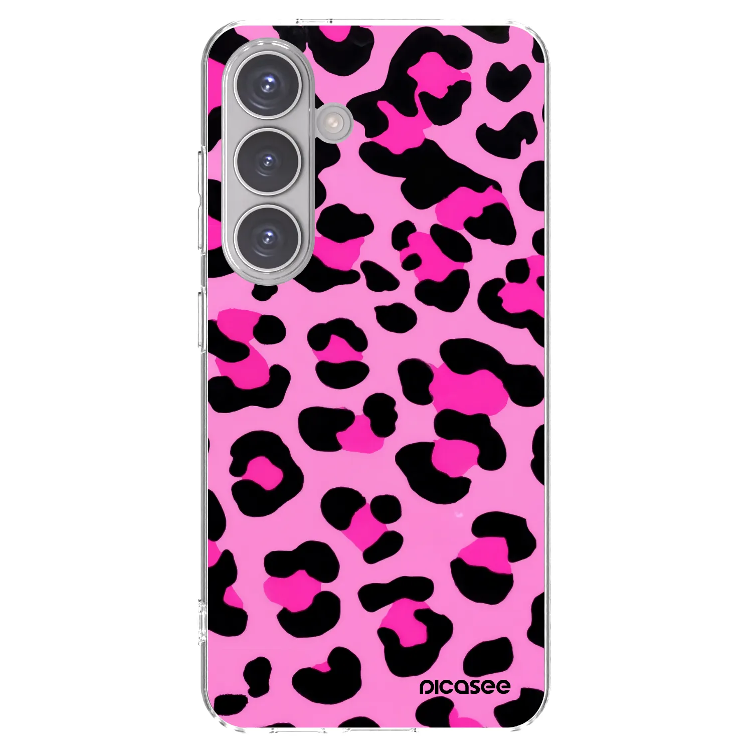 Picasee Samsung Galaxy S24 S921B 5G Hülle - Transparentes Silikon - Pink Tiger