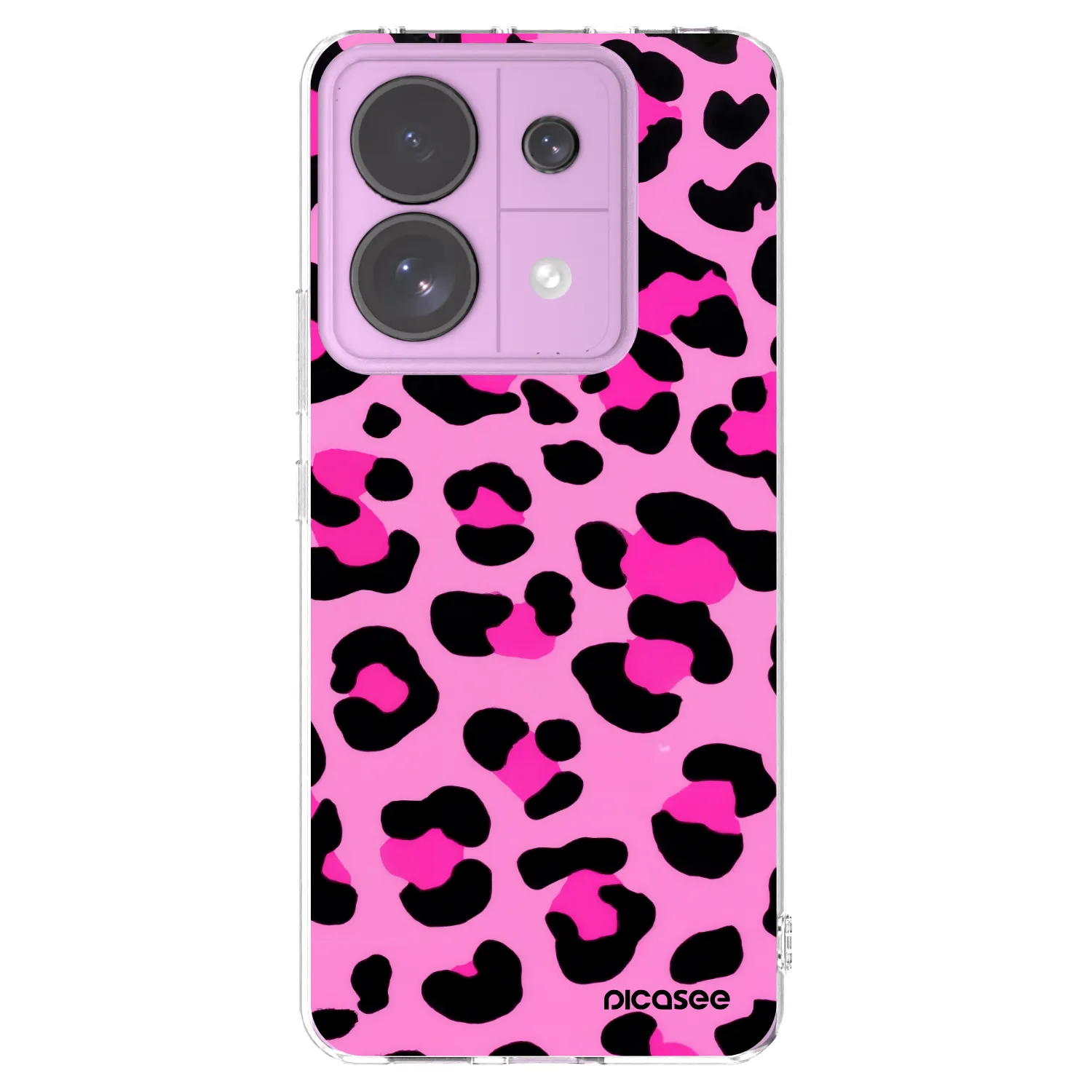 Picasee Xiaomi Redmi Note 13 Pro 5G Hülle - Transparentes Silikon - Pink Tiger