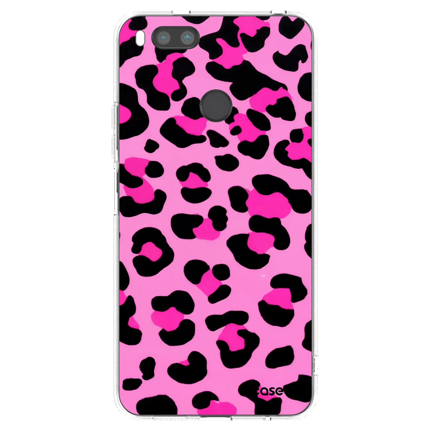 Picasee Xiaomi Mi A1 Global Hülle - Transparentes Silikon - Pink Tiger