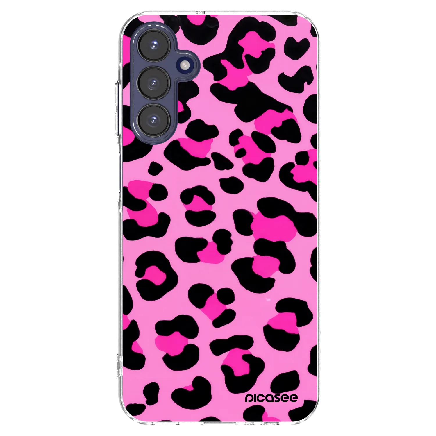 Picasee Samsung Galaxy A15 A155F 4G Hülle - Transparentes Silikon - Pink Tiger