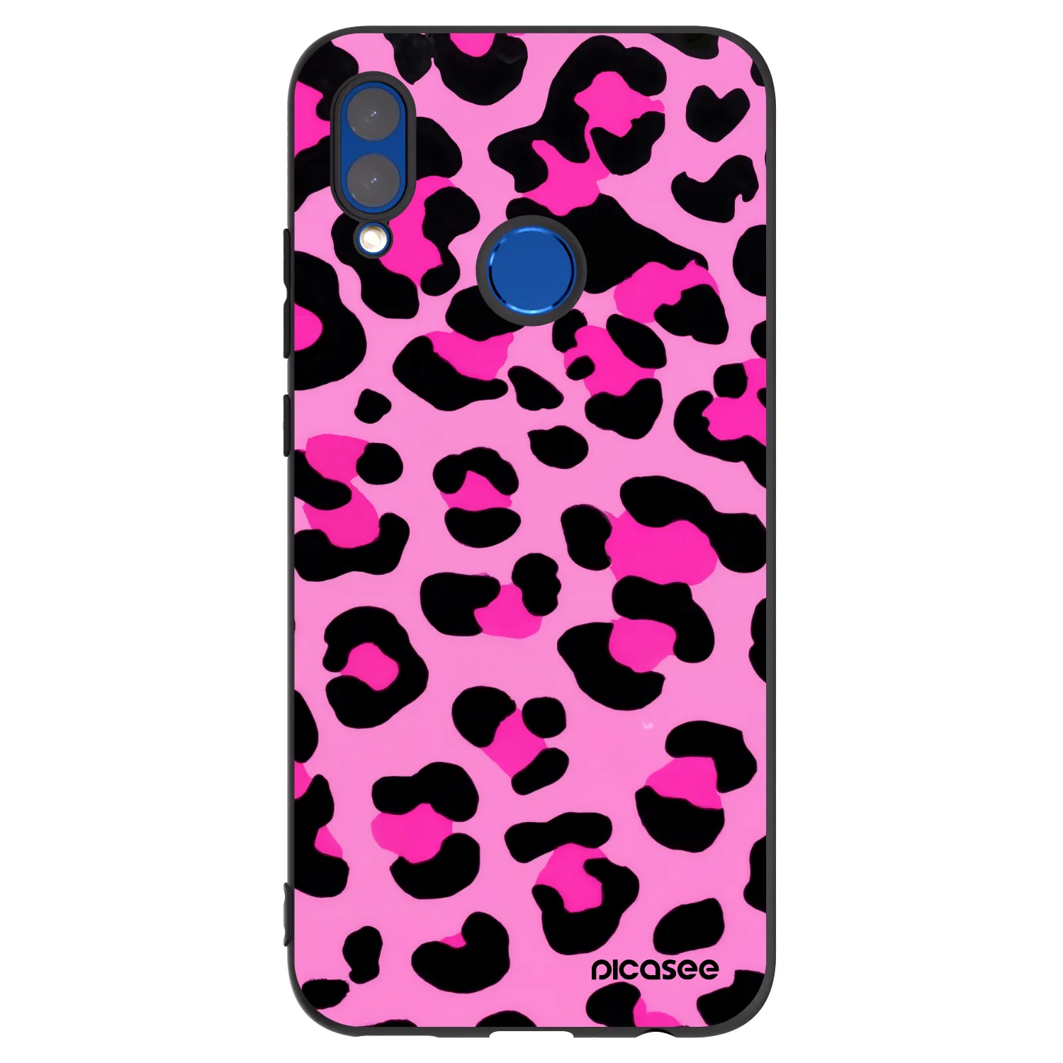 Picasee Honor 10 Lite Hülle - Schwarzes Silikon - Pink Tiger