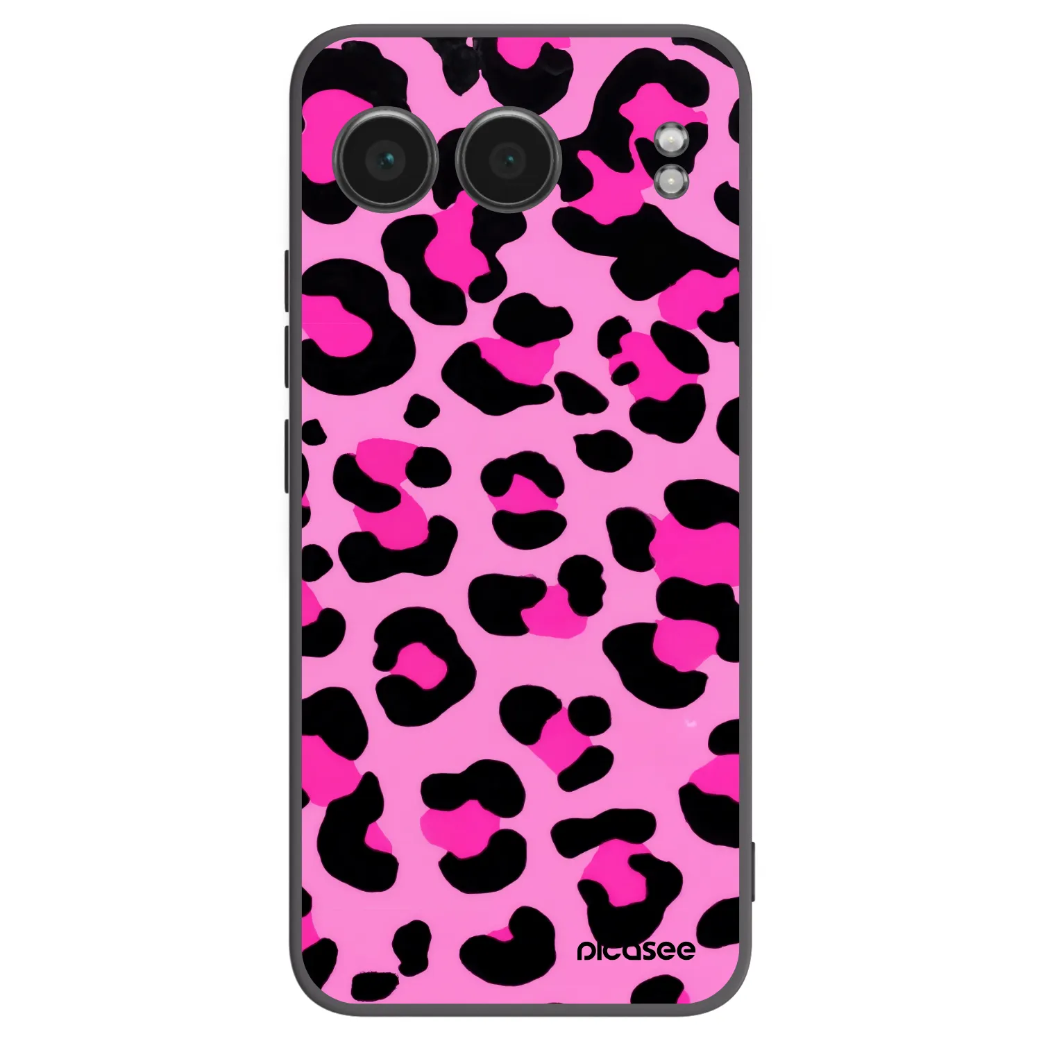 Picasee OnePlus Nord 4 Hülle - Schwarzes Silikon - Pink Tiger