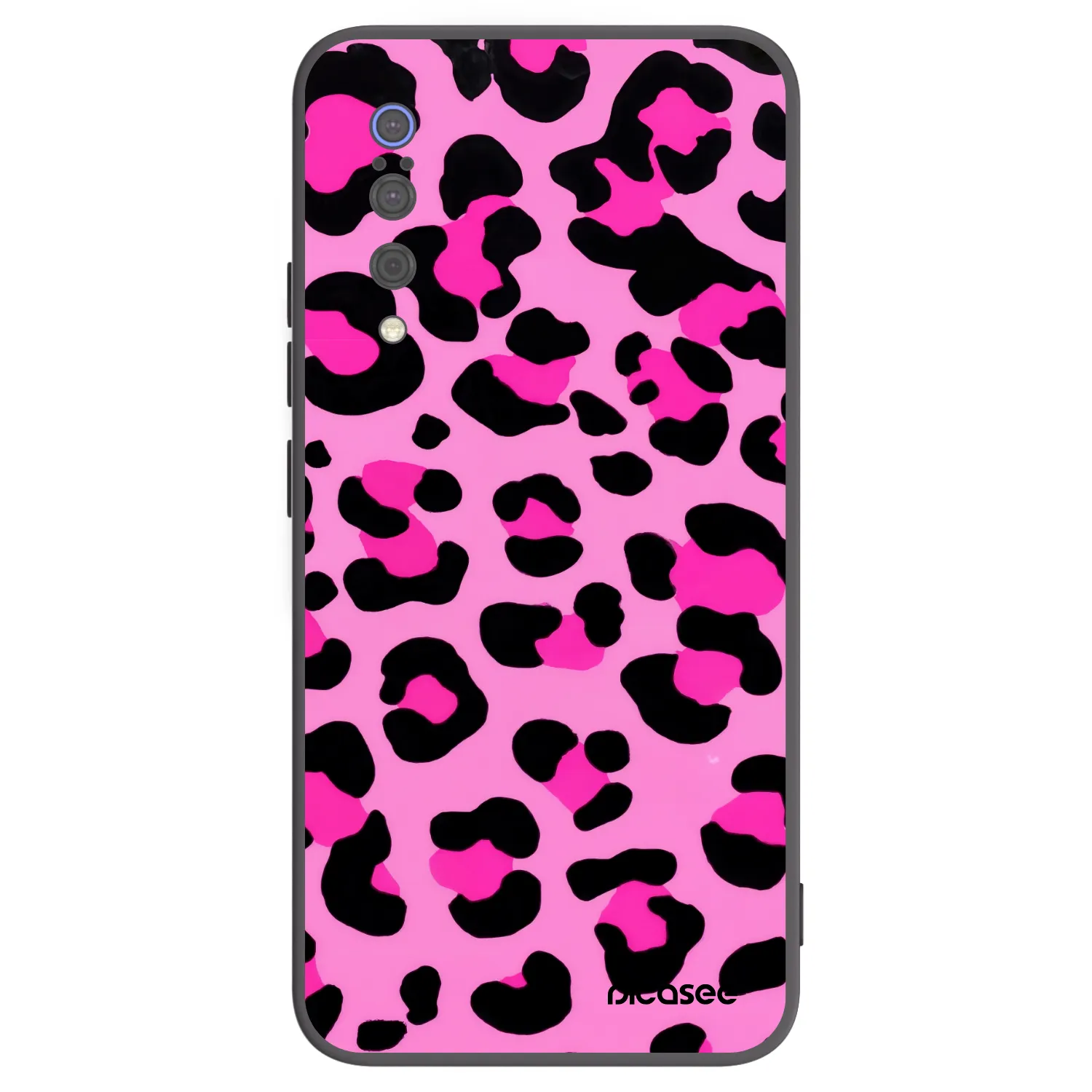 Picasee Xiaomi Mi 9 Hülle - Schwarzes Silikon - Pink Tiger