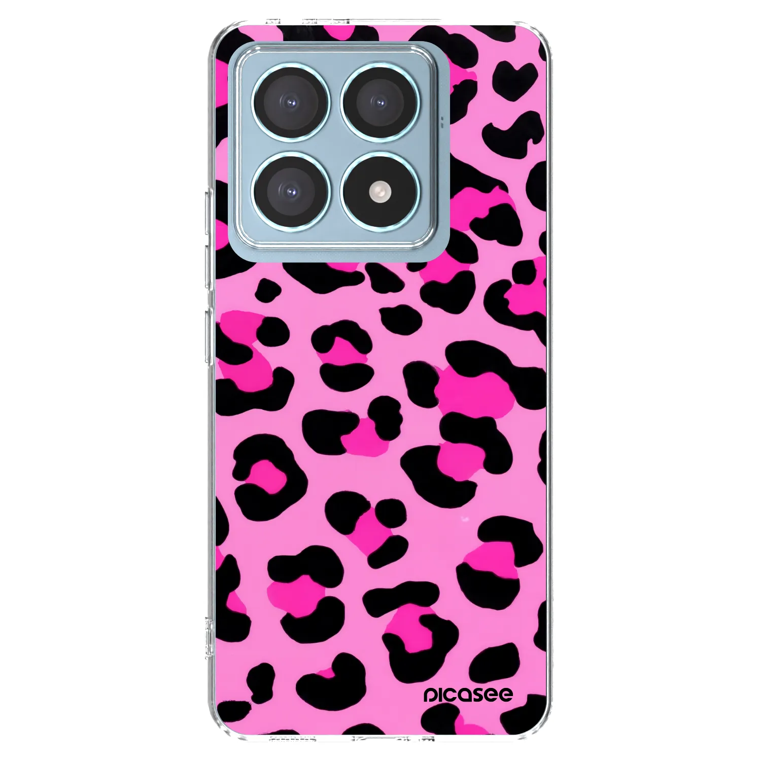 Picasee Xiaomi 14T Pro Hülle - Transparentes Silikon - Pink Tiger