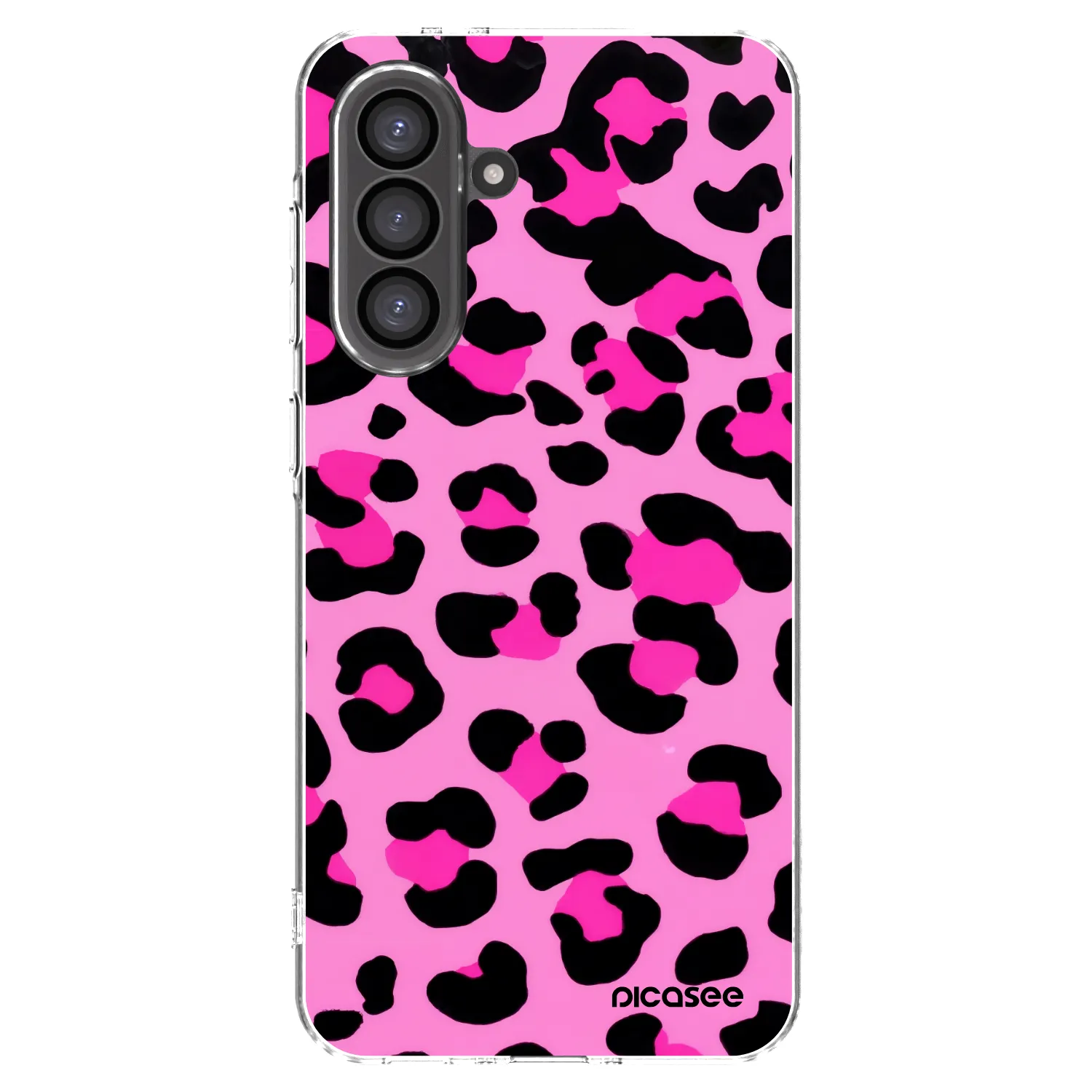 Picasee Samsung Galaxy A56 5G A566B Hülle - Transparentes Silikon - Pink Tiger