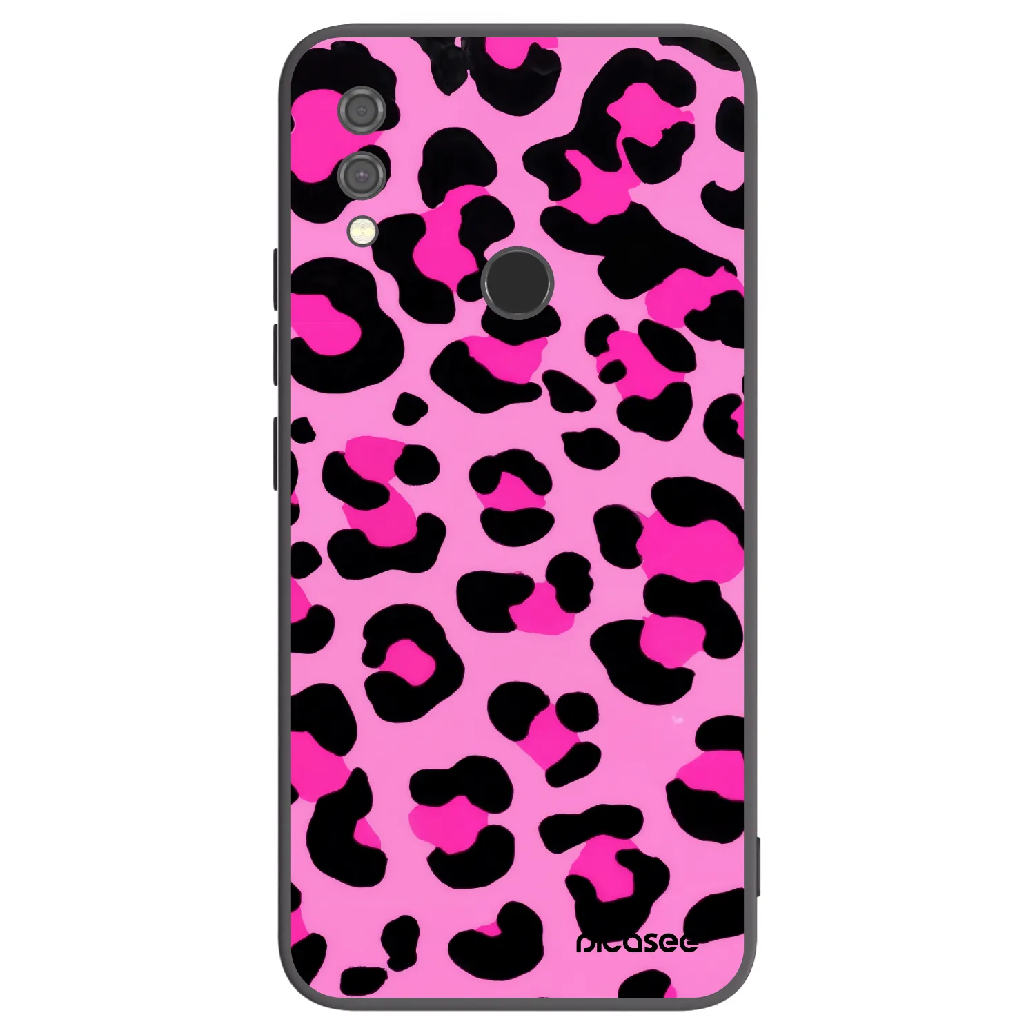 Picasee Xiaomi Redmi Note 7 Hülle - Schwarzes Silikon - Pink Tiger