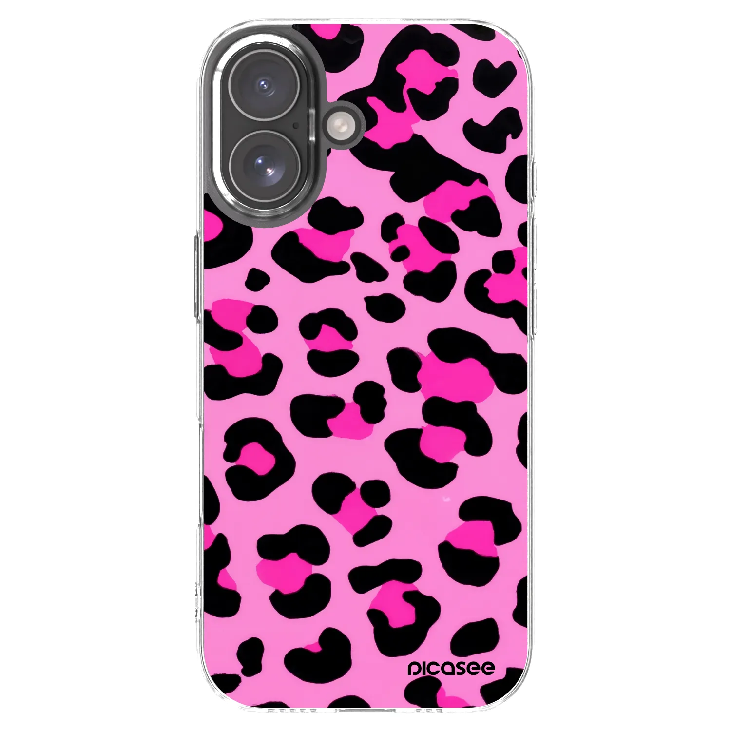 Picasee Apple iPhone 17 Hülle - Transparentes Silikon - Pink Tiger