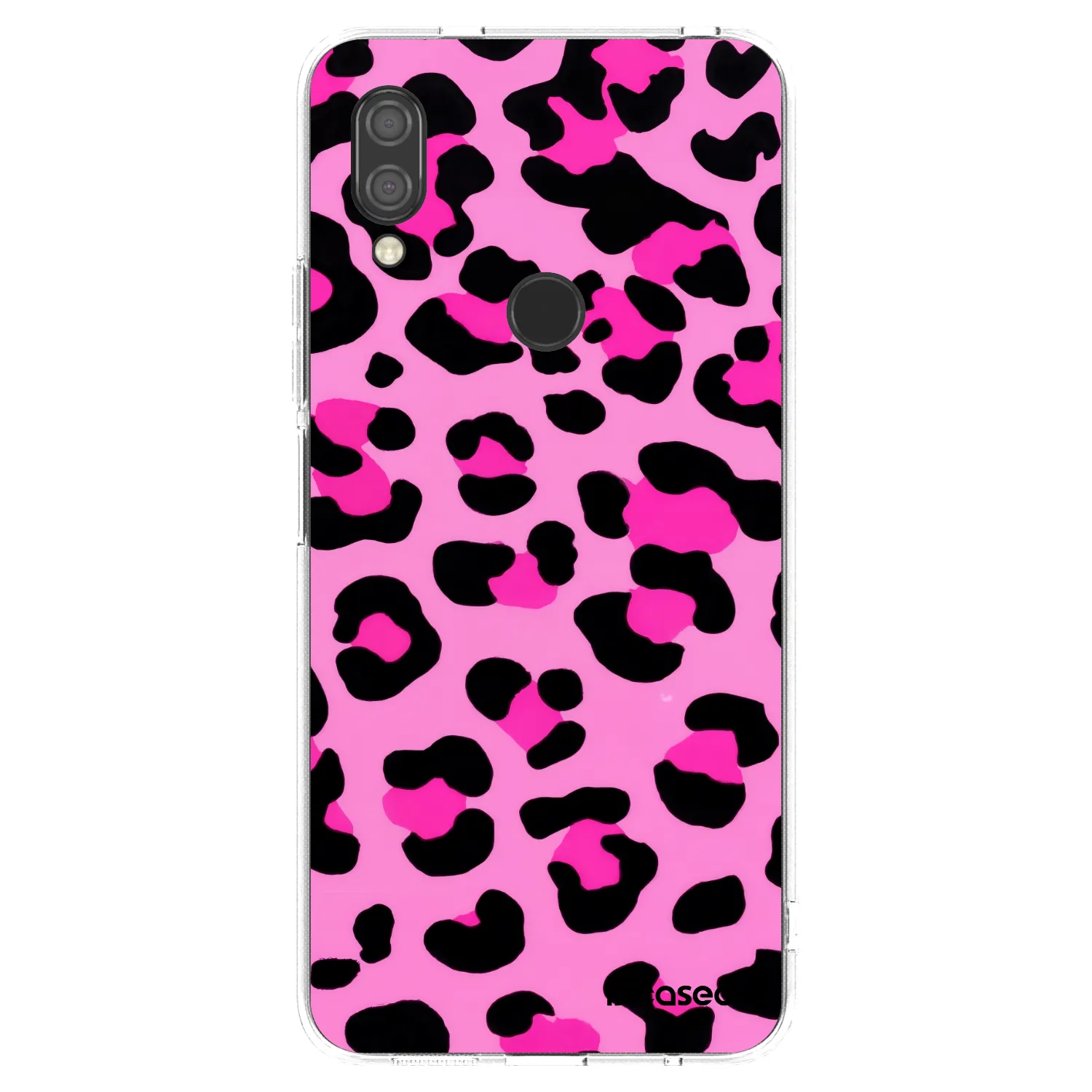 Picasee Xiaomi Redmi 7 Hülle - Transparentes Silikon - Pink Tiger