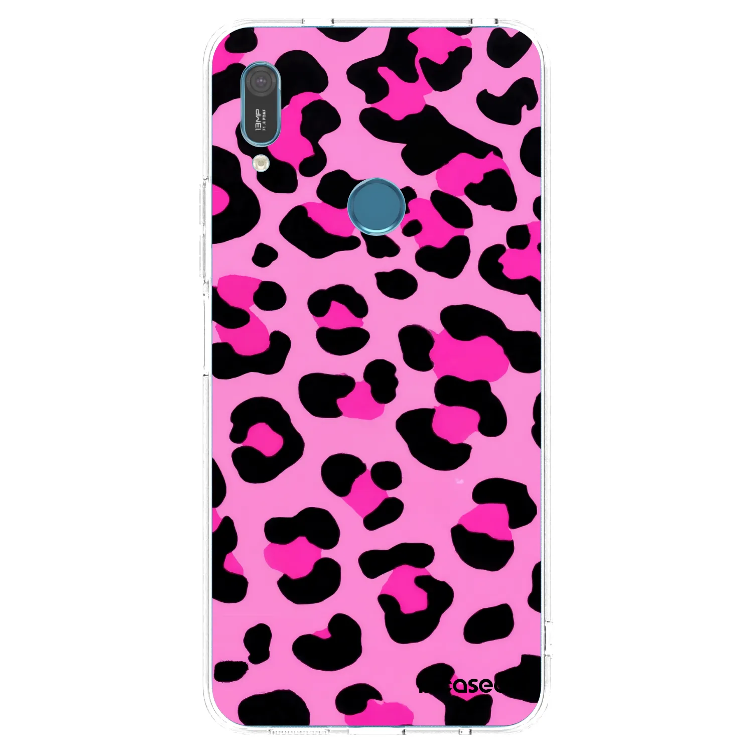 Picasee Huawei Y6 2019 Hülle - Transparentes Silikon - Pink Tiger