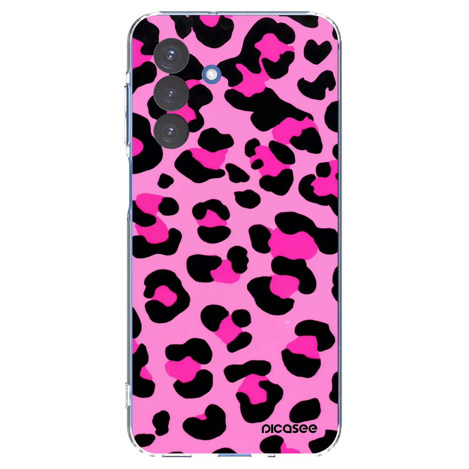 Picasee Samsung Galaxy A17 5G Hülle - Transparentes Silikon - Pink Tiger