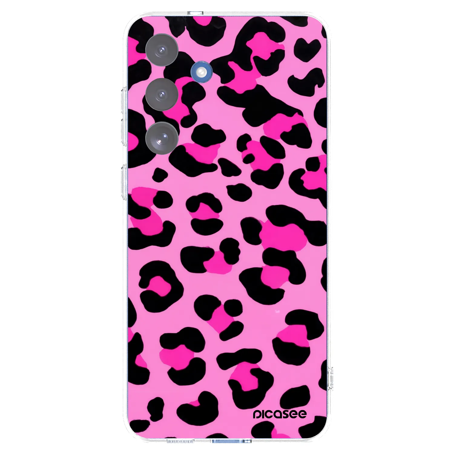 Picasee Samsung Galaxy S25 FE 5G Hülle - Transparentes Silikon - Pink Tiger