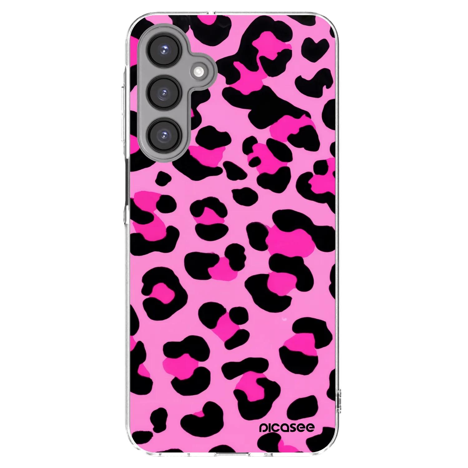 Picasee Samsung Galaxy A16 4G Hülle - Transparentes Silikon - Pink Tiger