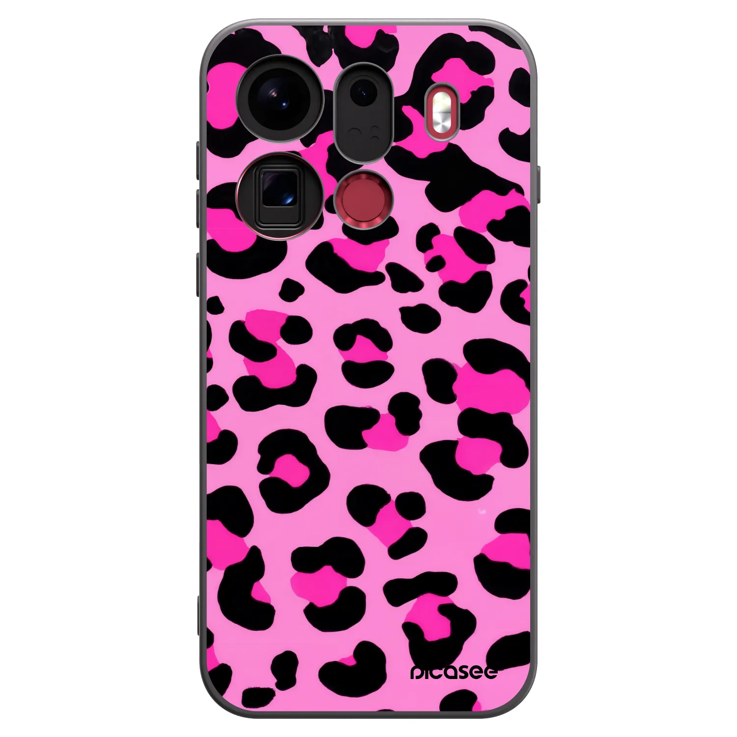 Picasee OPPO Find X9 Pro Hülle - Schwarzes Silikon - Pink Tiger