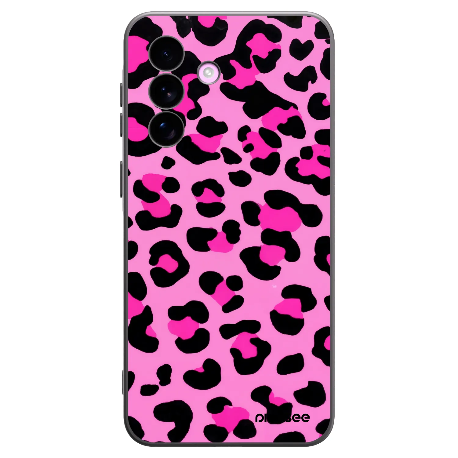 Picasee Samsung Galaxy A57 5G Hülle - Schwarzes Silikon - Pink Tiger