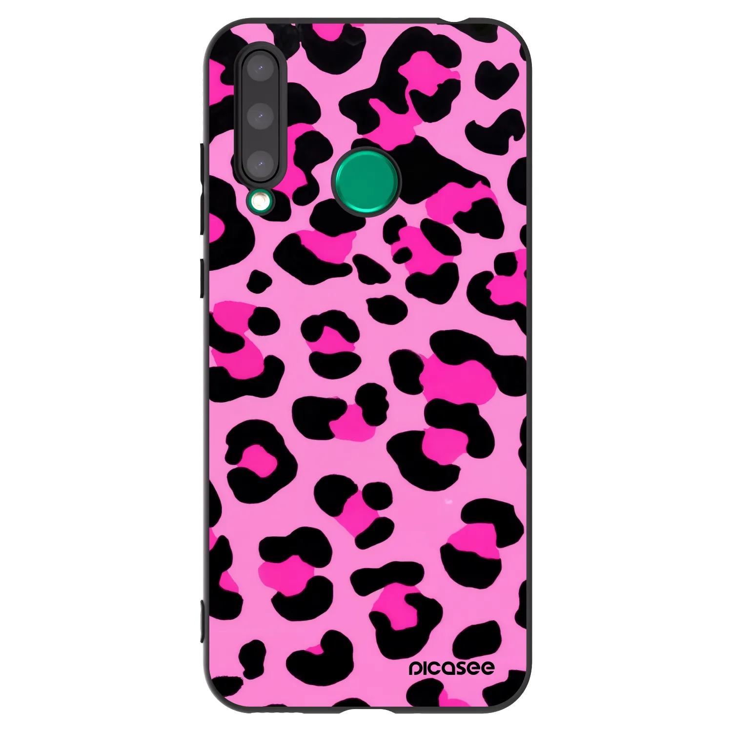 Picasee Honor 20 Lite Hülle - Schwarzes Silikon - Pink Tiger