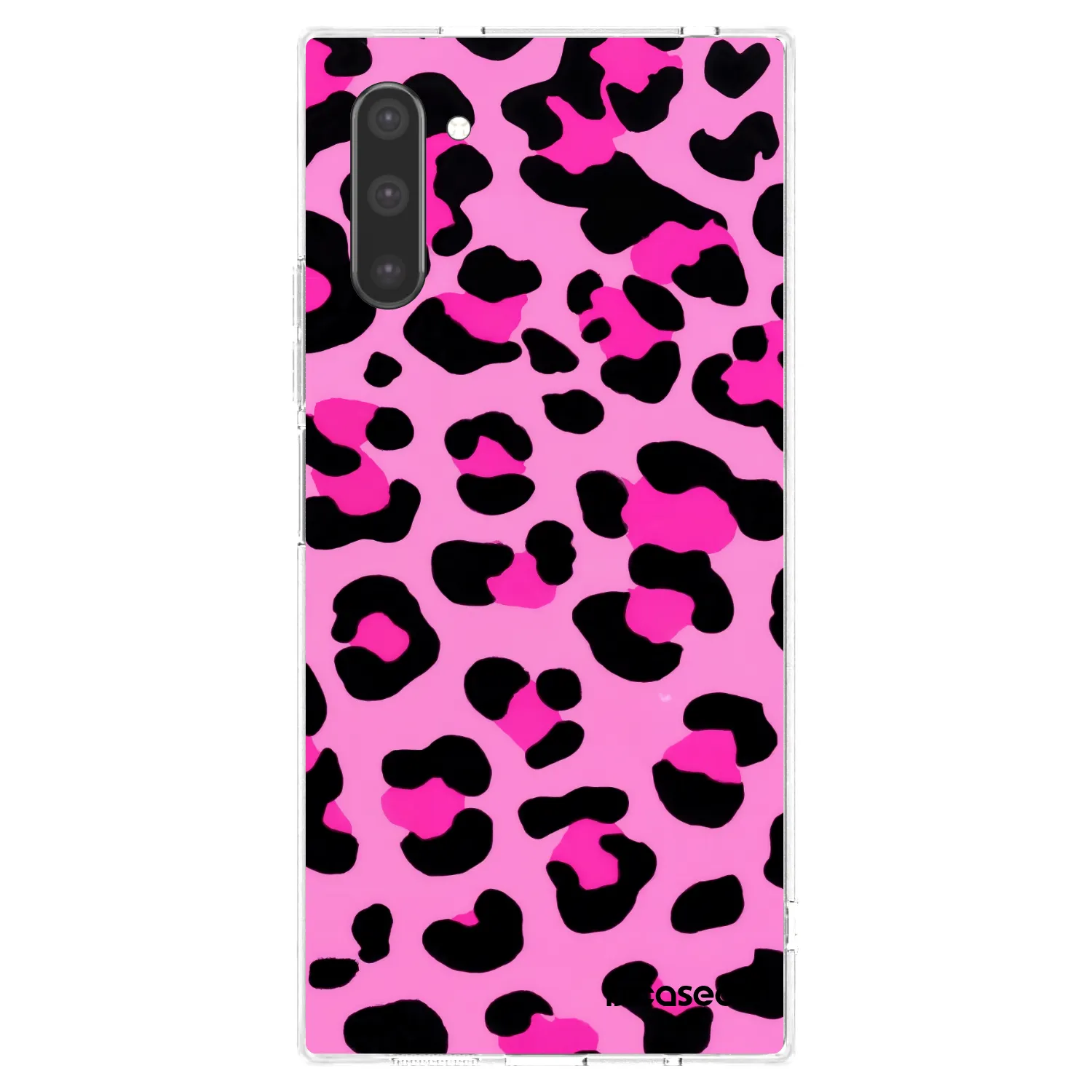 Picasee Samsung Galaxy Note 10 N970F Hülle - Transparentes Silikon - Pink Tiger